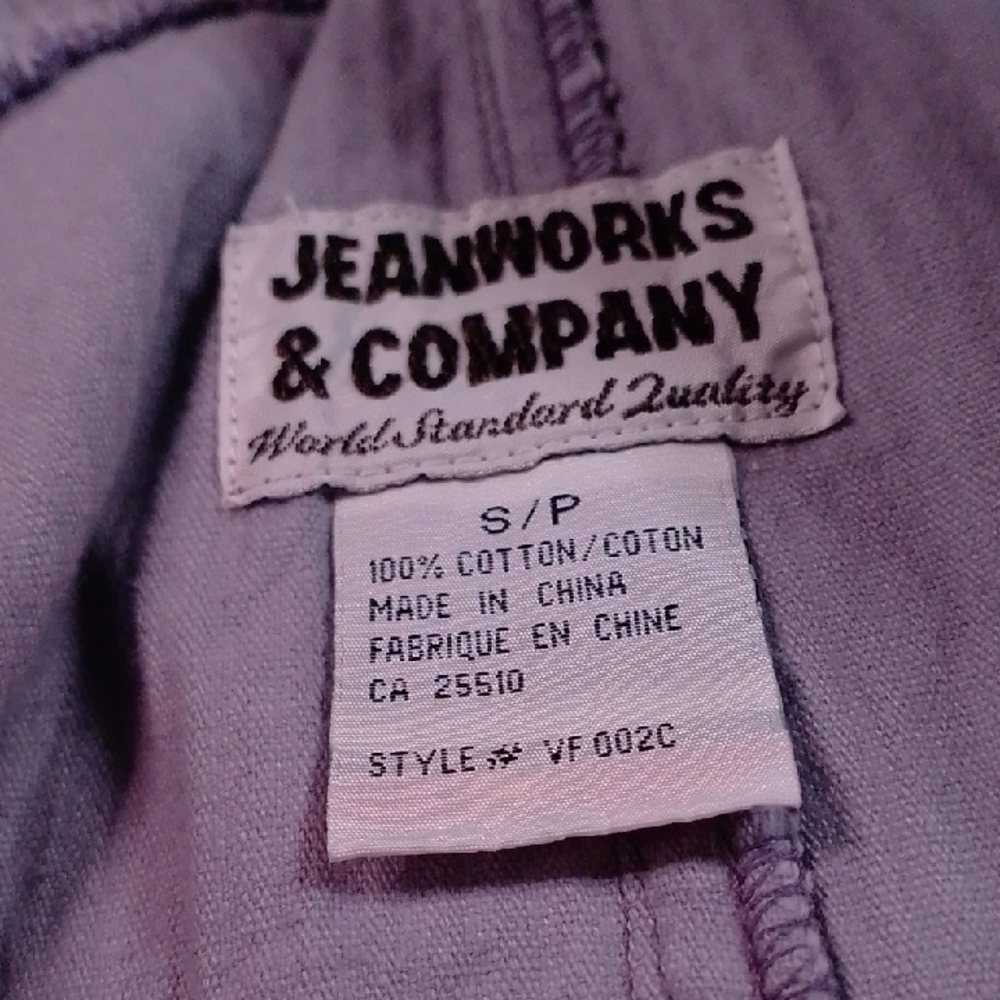 Vintage Corduroy Grey Jeanworks & Company Overalls Workwear UNISEX - Picture 3 of 10